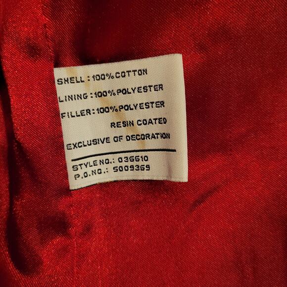 Vintage Pacific Trail Corduroy Full Zip Quilted Filled Jacket Brown Womens Large - Picture 5 of 9